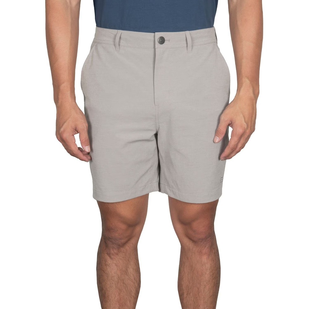 Billabong Mens Hybrid Shorts 18" Light Grey Size 30 Utility Cargo Pockets NWT
